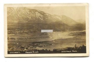 Lillooet,  British Columbia - Fraser River - Old Canada Real Photo Postcard