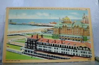 Jersey Nj Hotels Atlantic City Postcard Old Vintage Card View Standard Post
