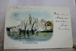 Alaska Ak Muir Glacier Postcard Old Vintage Card View Standard Souvenir Postal
