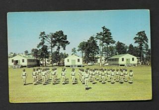 Postcard Fort Bragg Nc 82nd Airborne Division Paratroopers 9607