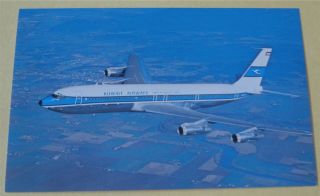 Kuwait Airways Corporation Boeing 707 - 320 Airline Aircraft Postcard