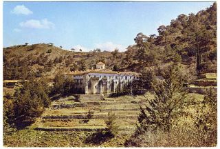 Cyprus Postcard Machaeras Monastery Circa 1960