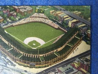 Wrigley Field Chicago,  IL Vintage Postcard No.  243 Baseball Cubs Football Bears 3