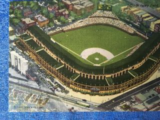 Wrigley Field Chicago,  IL Vintage Postcard No.  243 Baseball Cubs Football Bears 5