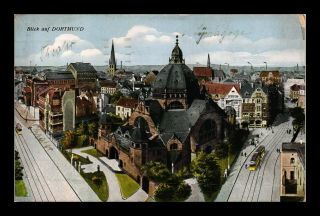 Dr Jim Stamps Dortmund Germany Partial View Of City Postcard