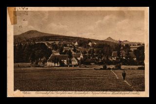 Dr Jim Stamps Rhone Germany View Town Field Postcard