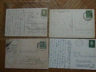 Germany (12) - Selection Of Ten Postcards,  With Stamps