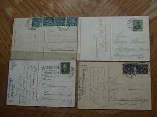 Germany (11) - Selection Of Ten Postcards,  With Stamps