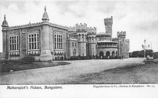 Postcard India Bangalore Maharajah 