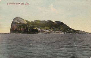 Gibraltar 1910 Postcard Stamped To Italy