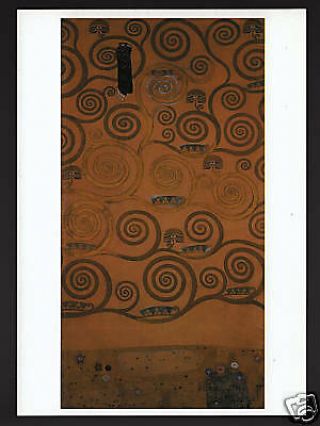 Gustav Klimt Tree Of Life 1905 - 09 Art Artwork Modern Postcard