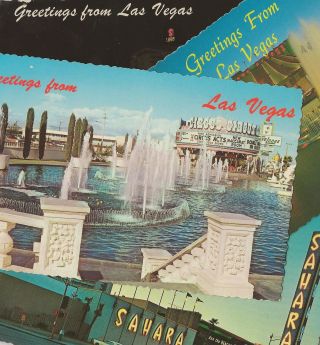 One Random Vintage Las Vegas Post Card,  