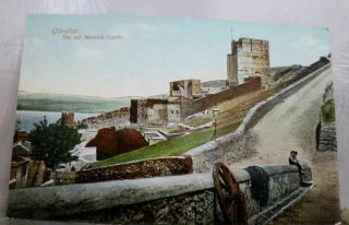 United Kingdom Gibraltar Moorish Castle Postcard Old Vintage Card View Standard