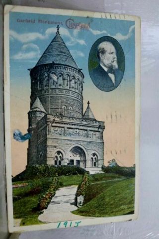 Ohio Oh Cleveland Garfield Monument Postcard Old Vintage Card View Standard Post
