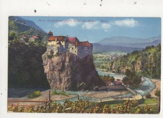 Burg Runkelstein Gegen Gries Bei Bozen Tirol Vintage Postcard 849a