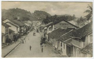 Colombo Street In Kandy,  Ceylon,  1920s