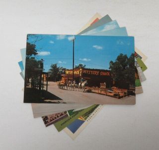 (5) Oklahoma City Ok Advertising Postcards Route 66 Roadside Americana Wz5977