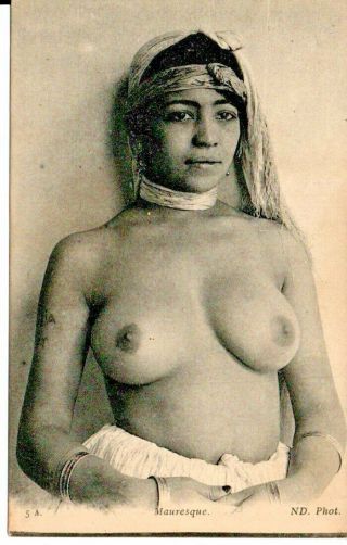 Moorish Woman In Native Dress Mauresque Postcard C1910