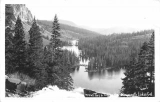 Rppc,  Mammoth Lakes,  California Twin Lakes - Bridge 194? Willard Photo Postcard