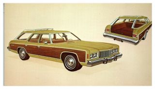 1974 Chevrolet Caprice Estate Station Wagon Postcard 5c