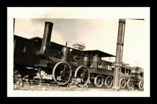 Dr Jim Stamps Us Railroad Trains Cars Locomotive Real Photo Rppc Postcard