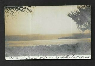 Postcard Rppc 1911 Coronado Ca Beach Scene 2016
