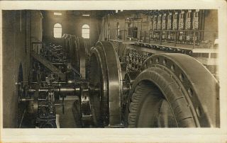 Essex Junction,  Vt Rppc Turbines In The Power House C1920