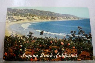 California Ca Laguna Beach Victor Hugo Inn Heisler Park Postcard Old Vintage Pc