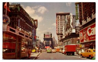 Times Square,  York City Admiral Television Camel Cigarettes Postcard 5n (2) 1