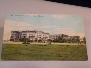 Elks Club & Army And Navy Club,  Philippines Postcard