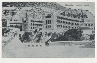 Gibraltar Military Hospital Vintage Postcard 715b