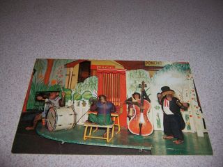 1950s Chimpanzee Band At Forest Park Zoo T.  Louis Mo.  Vtg Postcard