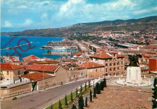 Picture Postcard - - Trieste,  View From San Giusto,  War Memorial Caduti