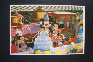 652) Walt Disney World Mickey & Minnie Mouse Walter E Disney Railroad Train
