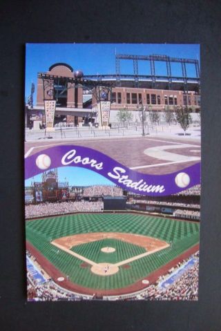 426) Denver Co Coors Field Baseball Stadium Colorado Rockies Main Entrance
