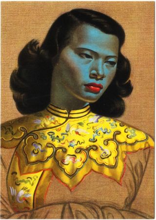 The Chinese Girl By Vladimir Tretchikoff Art Postcard