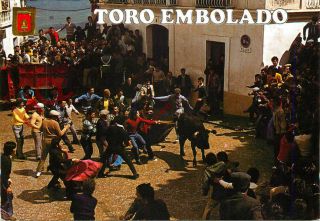Picture Postcard - Vejer De La Frontera,  Tradicional Entrada Del Toro Embolado