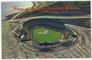 Candlestick Park Home Of The San Francisco Giants Aerial View 50 - 60s