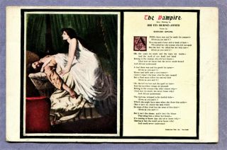 Old Postcard The Vampire 1920