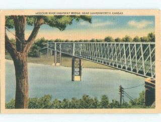 Linen Bridge Scene Leavenworth Kansas Ks D4796