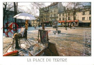 Picture Postcard: - Paris,  La Place Du Tertre