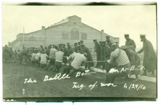 Ww 1 Tug Of War Vintage Postcard 1916
