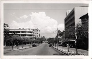 Maputo/ Lourenço Marques,  Mozambique,  Avenida Samora Machel,  B,  W Rp Postcard