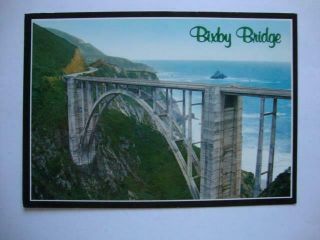 677) Big Sur California Bixby Creek Bridge Coast Highway 1 Pacific Ocean