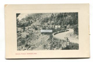 Darjeeling - Sonada Forest,  Railway Train - Old India Postcard