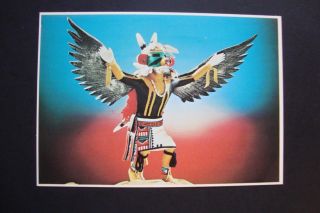 617) The Hopi Indians The Eagle Kachina Doll Postcard By Alvin James Mayka