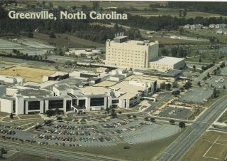 Greenville,  Nc,  Aerial Pitt Cty Hospital & East Carolina University Medical Center