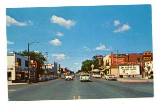 Pc Grand Rapids Minnesota Main Street 1965 Downtown Coca Cola Sign Deep Rock Gas