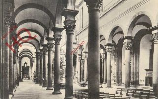 Picture Postcard Firenze,  Florence,  Chiesa Di S.  Spirito,  Interno