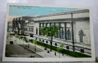 York Ny Nyc Metro Museum Of Art Postcard Old Vintage Card View Standard Post